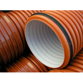 Канализационная двухстенная гофрированная труба 315/276 мм 6 мм