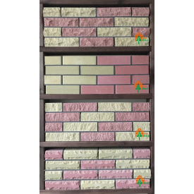 Цегла облицювальна оливковий червоний