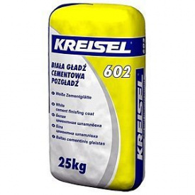 Шпаклевка цементная финишная КREISEL 602 25 кг белая