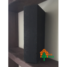 Кирпич облицовочный ECOBRICK гладкий 250x120x65 мм черный