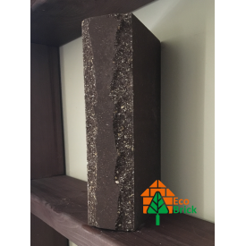 Кирпич облицовочный ECOBRICK луч ложок 250x120x65 мм коричневый