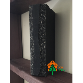 Кирпич облицовочный ECOBRICK луч ложок 250x120x65 мм черный