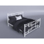 Металева ліжко Фавор Тенеро 2000х1200 мм в стилі Лофт біла Чернігів
