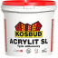 Фасадная силиконовая штукатурка Kosbud Acrylit SL барашек 1,5 мм 25 кг Киев