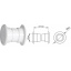 Припливно-витяжна сітка Мінімакс СФ 52 бвс пластикова 47х47х43х47 мм біла Тернопіль