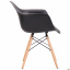 Пластиковое кресло-стул AMF Salex PL 810х630х620 мм Wood черный Киев