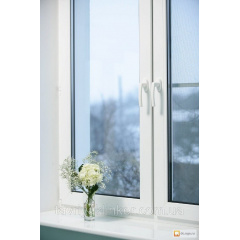 Двухчастное поворотно-откидное окно Брокельман 4 кам 1300*1400 Київ