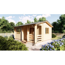 Строительство дачного дома 6х4 м из бруса