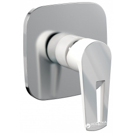 Смеситель скрытого монтажа для душа IMPRESE BRECLAV VR-15245WZ хром/белый 35 мм