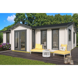 Дом деревянный из профилированного бруса 7.9х8.5