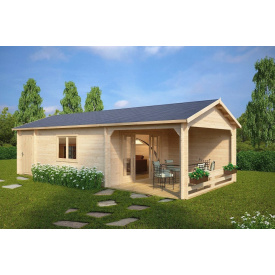 Дом деревянный из профилированного бруса 4х9