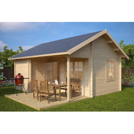 Дом деревянный из профилированного бруса 5х6