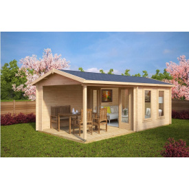 Альтанка дерев`яна з профільованого бруса 3х6