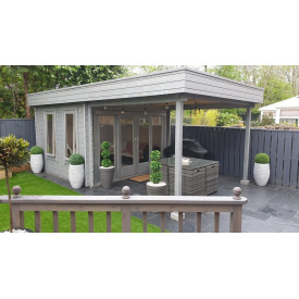 Беседка деревянная из профилированного бруса 3х3