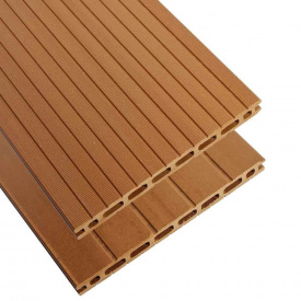 Терасна дошка HOLZDORF 18х18х2400 Класик Бук дерево-полімерна композитна дошка декінг для вулиці, балкона, басейну