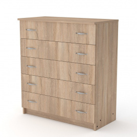 Комод-5П Компаніт 803х891х380мм дуб сонома