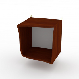 Полиця навісна Компаніт П-19 400х400х400 мм яблуня