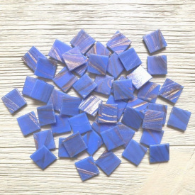 Стеклянная мозаика Eco-Mosaic 20х20 мм 33х33 см фиолетовая (20Z15)