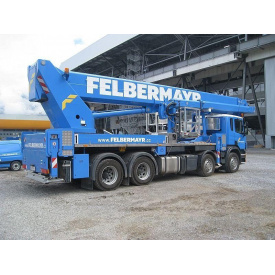 Аренда автовышки 60м Scania R490 Ruthmat Steiger 600 