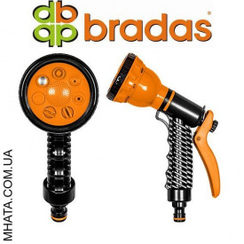 Пістолет для поливу пластиковий BRADAS ECO-4440, 7 режимів