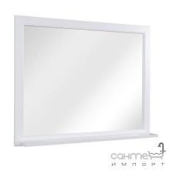 Зеркало с полочкой Аква Родос Лиана 100 белое Черкассы