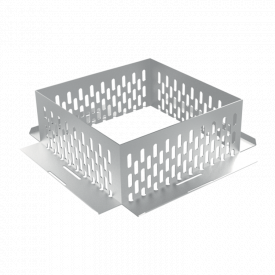 Короб TOPWET TWS C 250x150x200 з нержавіючої сталі для парапетних воронок