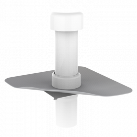 Вентиляційний вихід TOPWET TWOP 125 PVC з привареним фартухом з ПВХ-мембрани