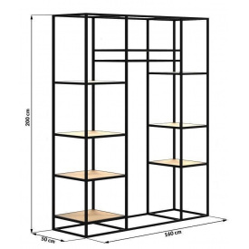 Стеллаж для хранения в стиле LOFT (Rack - 147)