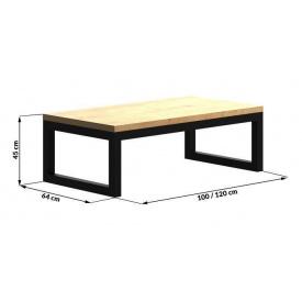 Журнальний столик у стилі LOFT (Table - 593)