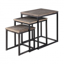 Комплект журнальных столиков в стиле LOFT (Table - 765)