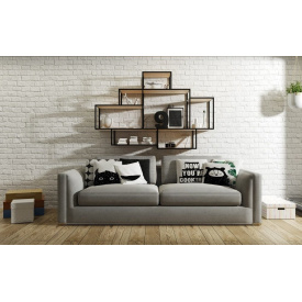 Навесная полка в стиле LOFT (Wall Shelf-19)