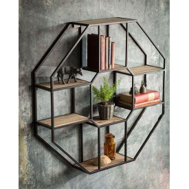 Настенная полка в стиле LOFT (Wall Shelf-22)