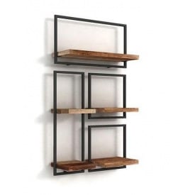 Набор настенных полок в стиле LOFT (Wall Shelf-63)