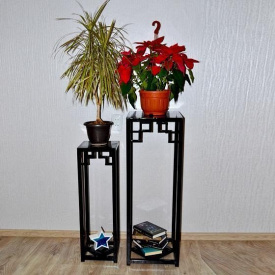 Комплект 2 подставки для цветов в стиле LOFT (Support for Flowers-30)