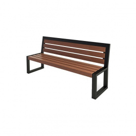 Скамейка парковая стиле LOFT (Street Bench - 29)