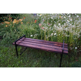 Скамейка парковая стиле LOFT (Street Bench - 37)