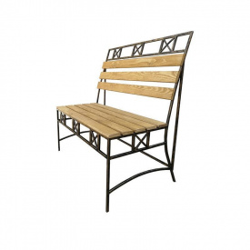 Скамейка парковая стиле LOFT (Street Bench - 43)