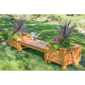 Садовая лавочка в стиле LOFT (Street Bench - 40)