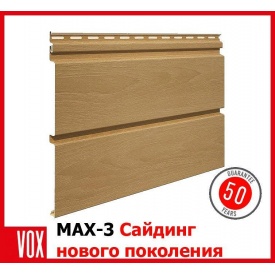 Сайдинг VOX System MAX-3 Дуб 3,85x0,25