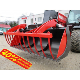 Ковш силосный с захватом Manitou легированная сталь 09Г2С 10 мм