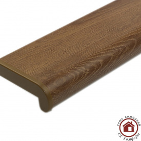 Пластиковые подоконники Plastolit 250 мм Золотой дуб матовый