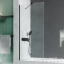 Шторка для ванной Radaway Modo New Black PNJ 100 10006100-54-01 черный/прозрачное стекло Херсон