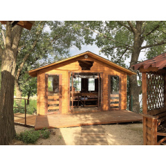 Беседка деревянная из профилированного бруса 12 м2 Log Cabin 000 Киев