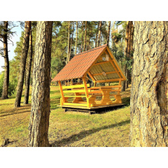 Альтанка з міні бруса 3,5x3,5 м2 Михайлівка