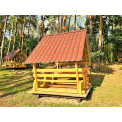 Альтанка з міні бруса 3,5x3,5 м2 Михайлівка