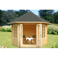 Беседка деревянная из профилированного бруса 3х3,5 Виноградів