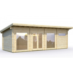 Беседка деревянная из профилированного бруса 8,4х3,2 Херсон