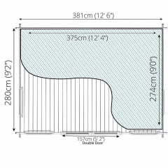 Беседка деревянная из профилированного бруса 2,8х3,8 Черкассы