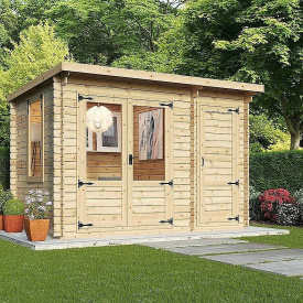 Закрита альтанка з профільованого бруса 2,2 х 3,3 від виробника