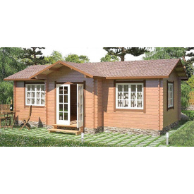 Беседка деревянная из профилированного бруса 8x4,4